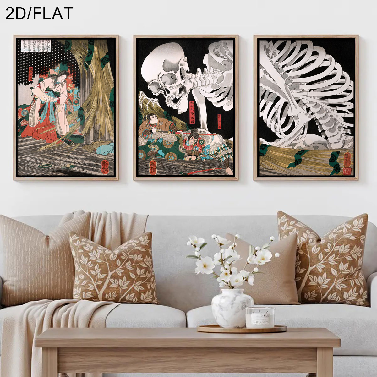 Art Craft House - 3pcs 레트로 일본 타키야샤 마녀 &