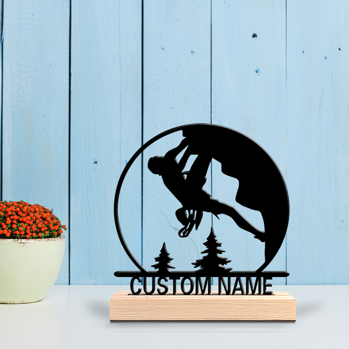Art Craft Names - 1개 맞춤형 이름 금속 조각상 철제