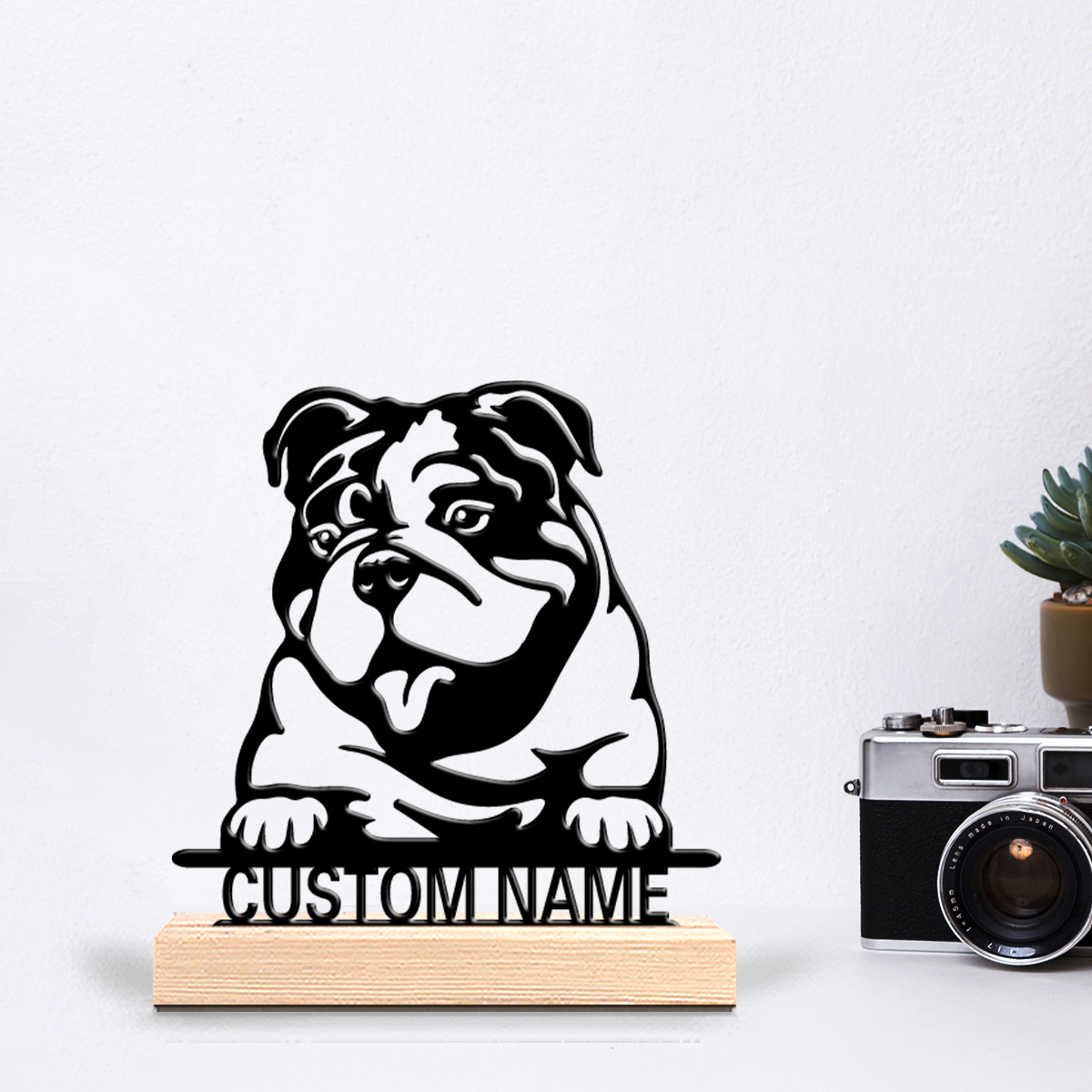 Art Craft Names - 1개씩 제작된 창의적인 퍼그 이름 각인