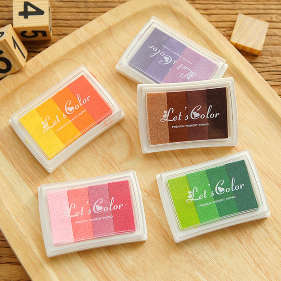 Stamping Ink Pad - 그라데이션 컬러 공예 잉크 패드 귀여운