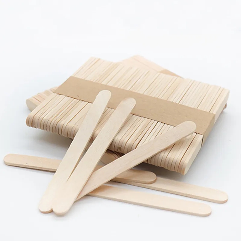 Art Craft With Ice Cream Stick - 아이스크림 팝시클 스틱, 천연 나무 스틱,