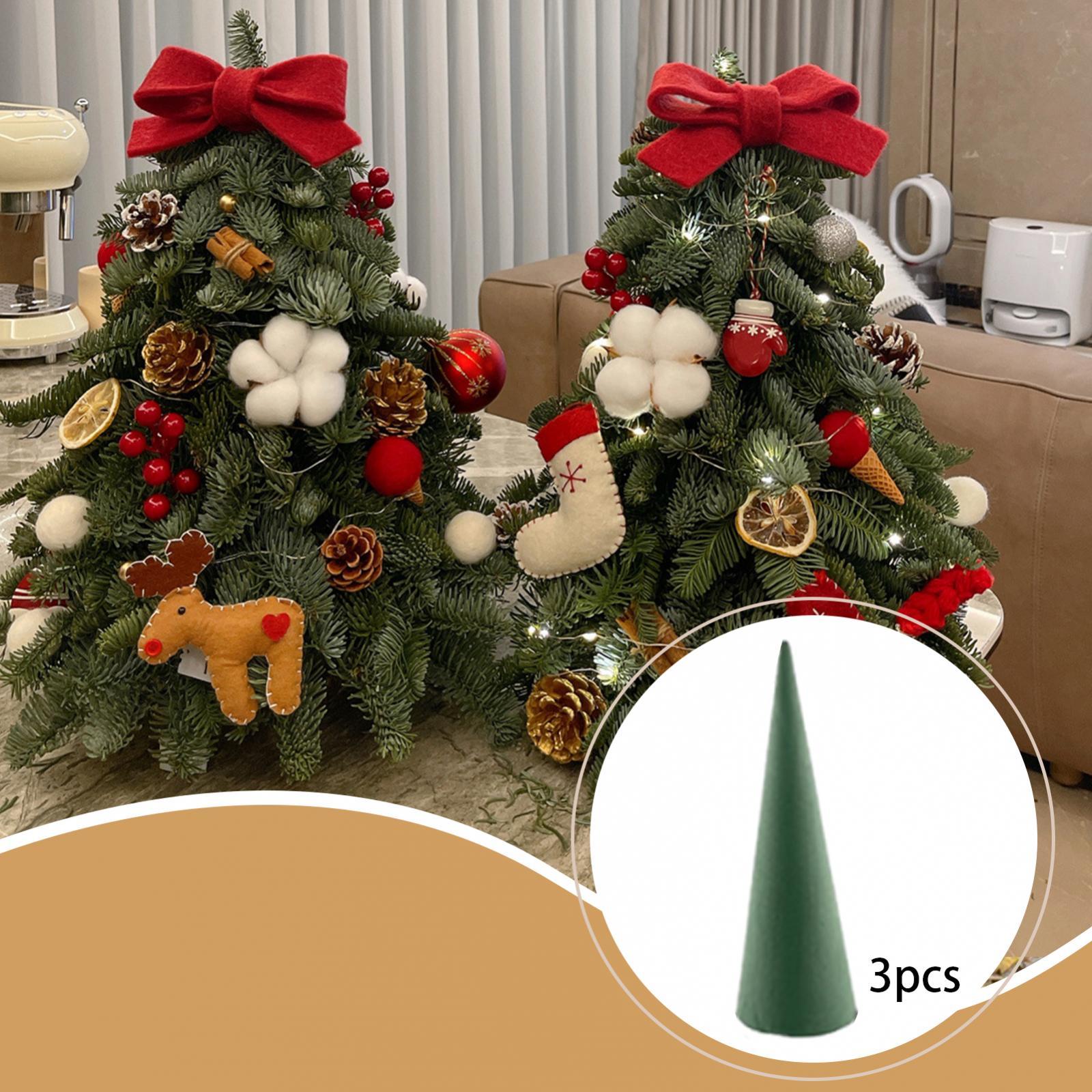 Art Craft Tree - 꽃무늬 크리스마스 트리 콘 다용도 휴대용
