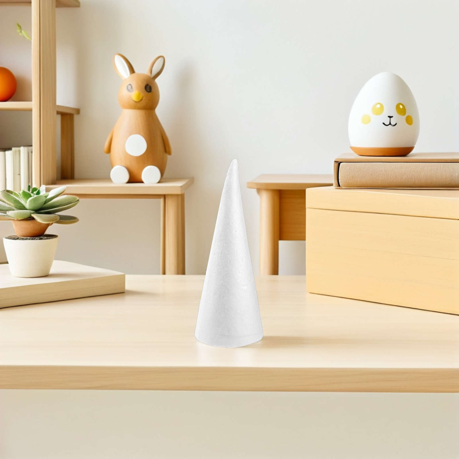 12개입 폼 콘 화이트 폴리스티렌 공예 콘 DIY 크리 - Art Craft Tree 리뷰 및 가격