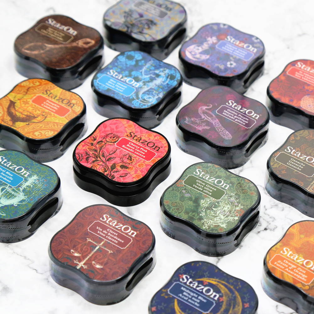 Stazon 미니 고속 건조 오일 기반 잉크 패드, 금 - Stamping Ink Pad 리뷰 및 가격