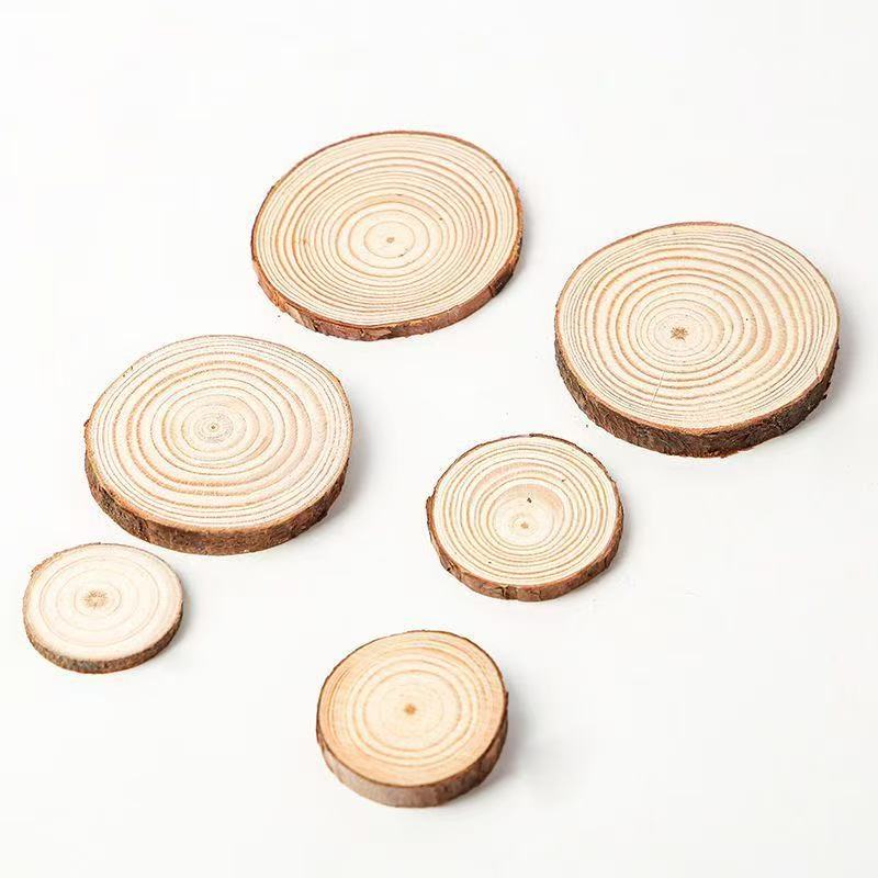 1-30Pcs 천연 소나무 나무 조각 어린이 미술 프로 - Art Craft Tree 리뷰 및 가격