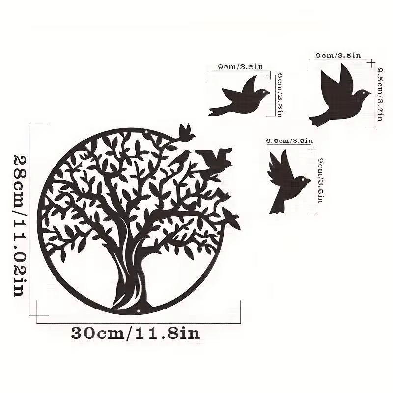 금속 공예품 벽 장식 예술 생명의 나무 야외 마당 장식 - Art Craft Logo 리뷰 및 가격