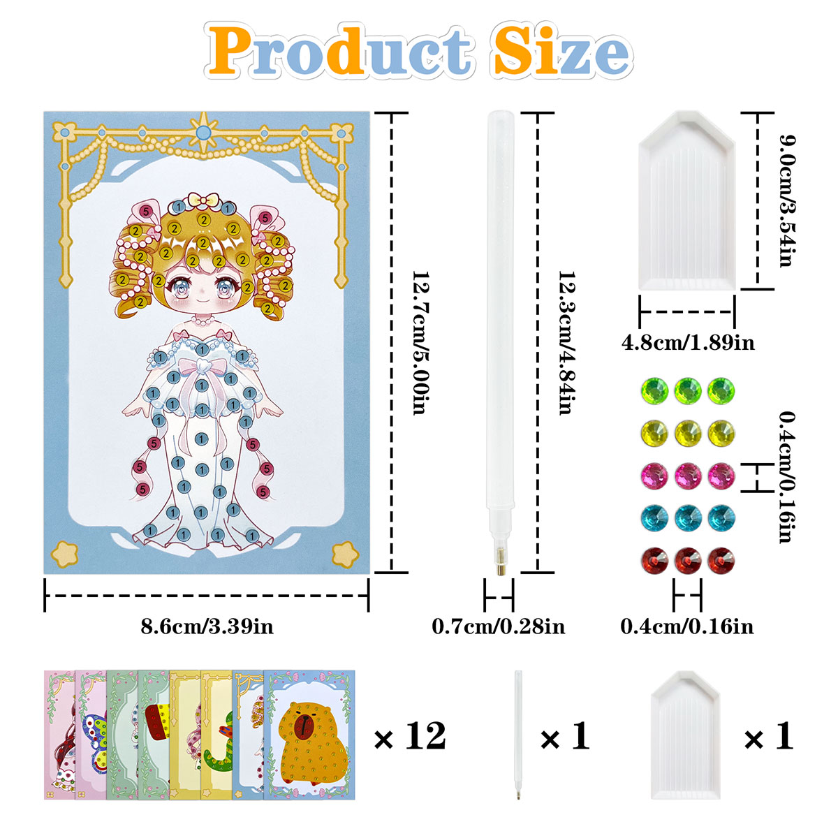 16종 보석 키트 DIY 미술 공예 세트, 간편하고 재 - Art And Craft With Paint 리뷰 및 가격
