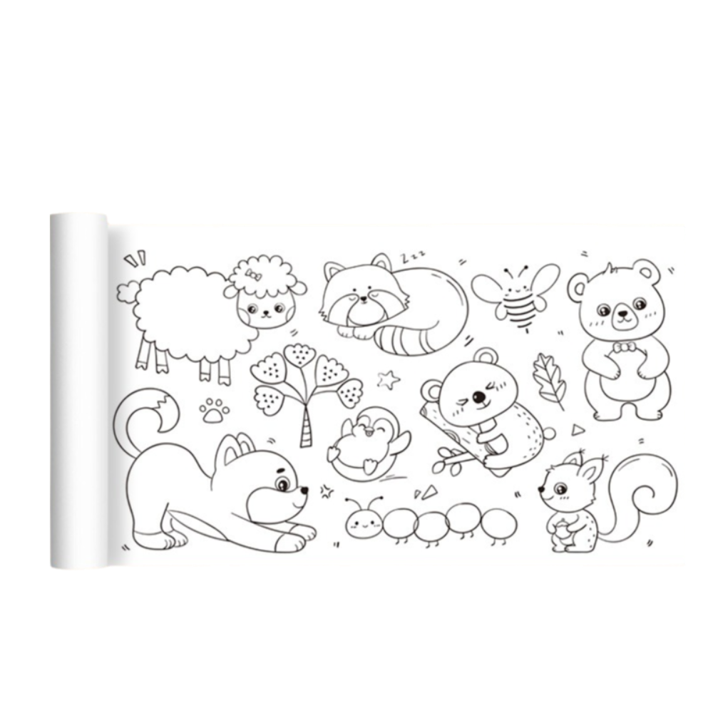 재미있는 3m 그림 낙서 스크롤 DIY 색채 채우기 드 - Art Craft Book 리뷰 및 가격