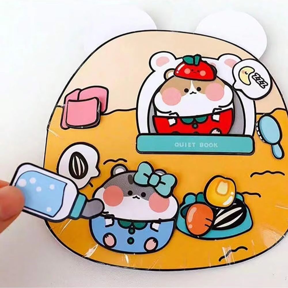 햄스터 관리자 테마 DIY 조용한 책 스크랩북 키트,  - Art Craft Book 리뷰 및 가격