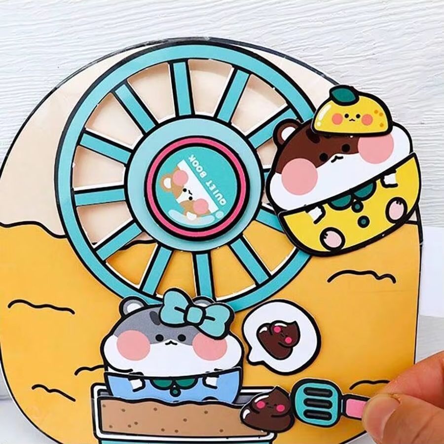 햄스터 관리자 테마 DIY 조용한 책 스크랩북 키트,  - Art Craft Book 리뷰 및 가격