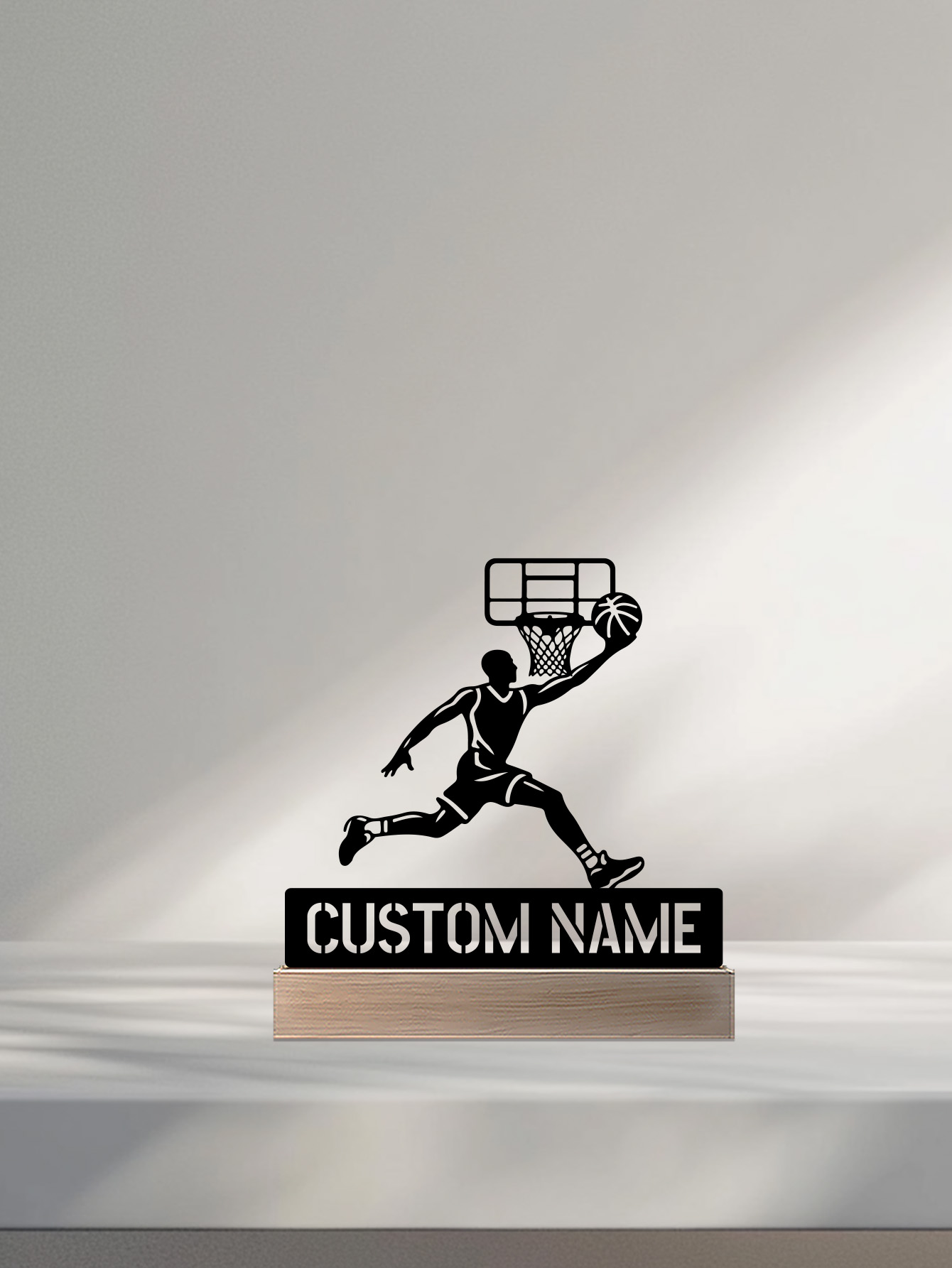 1개 심플 농구 전문가 맞춤형 이름 금속 조각상 나무  - Art Craft Names 리뷰 및 가격