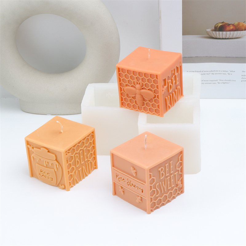 3D 벌집 기둥 모양 꿀벌 실리콘 캔들 몰드 DIY 새 - Art Craft Letter A 리뷰 및 가격