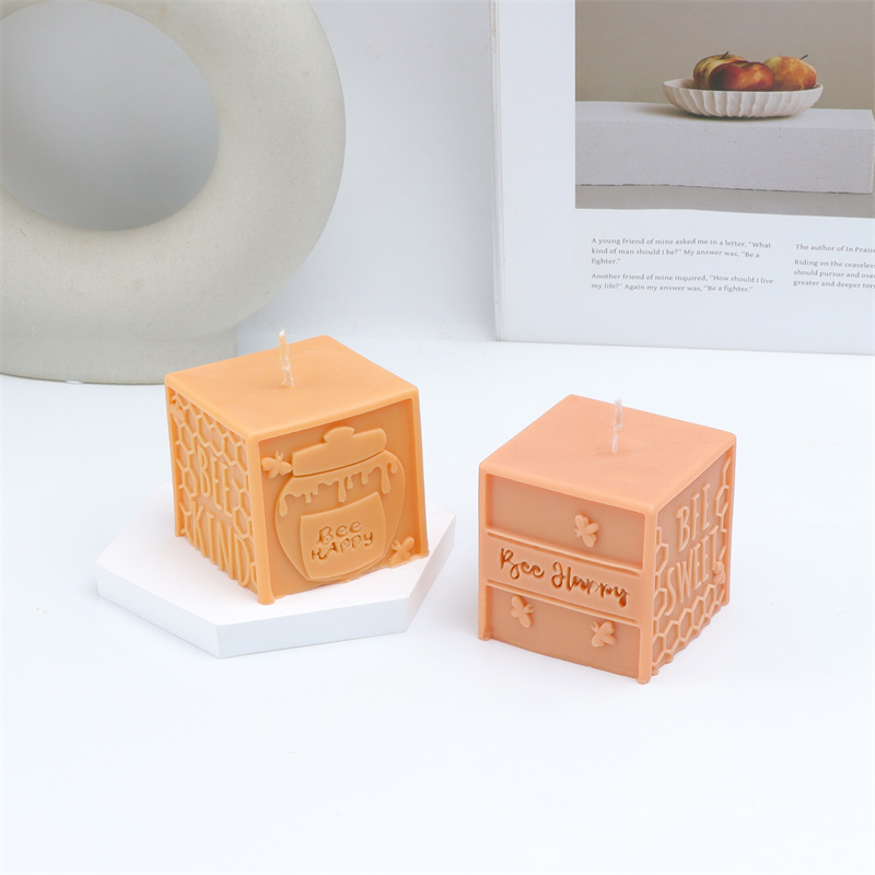 3D 벌집 기둥 모양 꿀벌 실리콘 캔들 몰드 DIY 새 - Art Craft Letter A 리뷰 및 가격