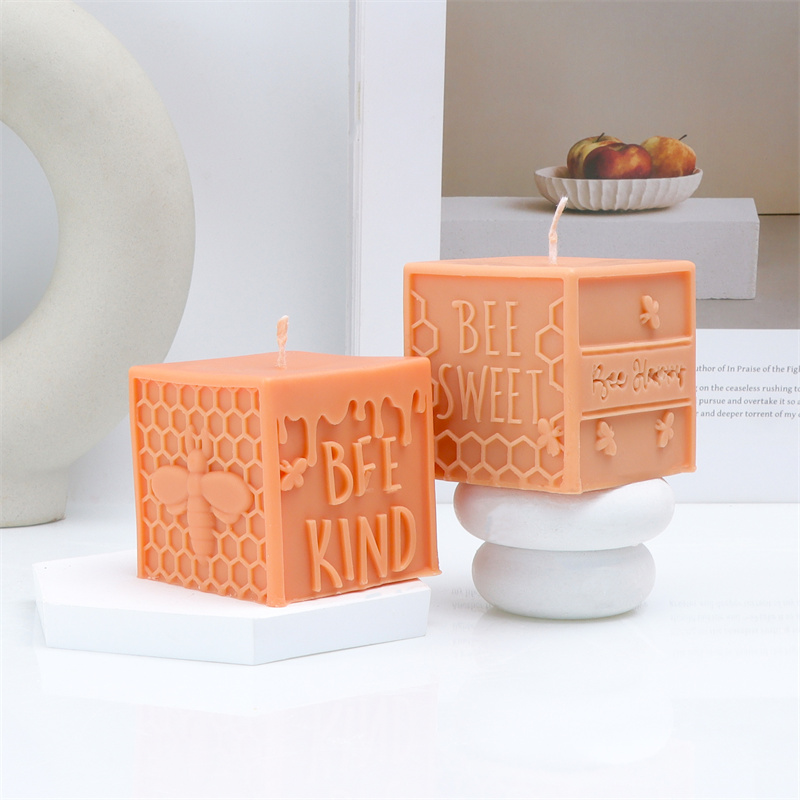 3D 벌집 기둥 모양 꿀벌 실리콘 캔들 몰드 DIY 새 - Art Craft Letter A 리뷰 및 가격
