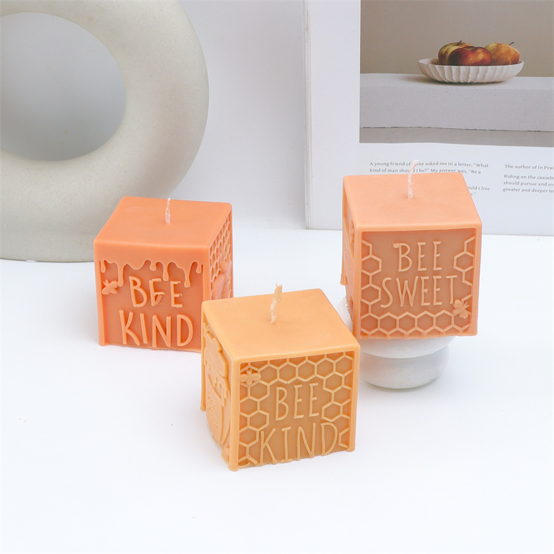 3D 벌집 기둥 모양 꿀벌 실리콘 캔들 몰드 DIY 새 - Art Craft Letter A 리뷰 및 가격